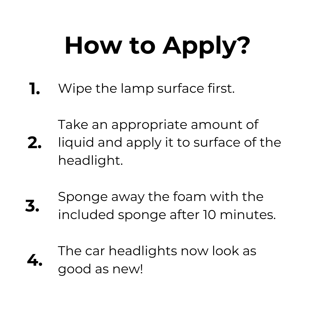 Herstel uw koplampen in een oogwenk