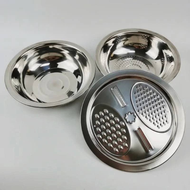 Égouttez, râpez et coupez sans changer d’accessoire