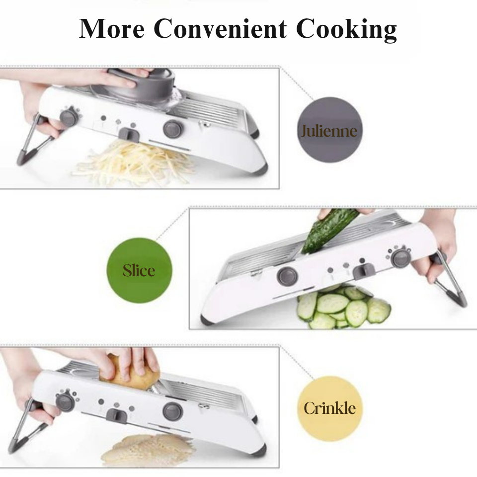 Verstelbare mandoline voor snelle sneden 