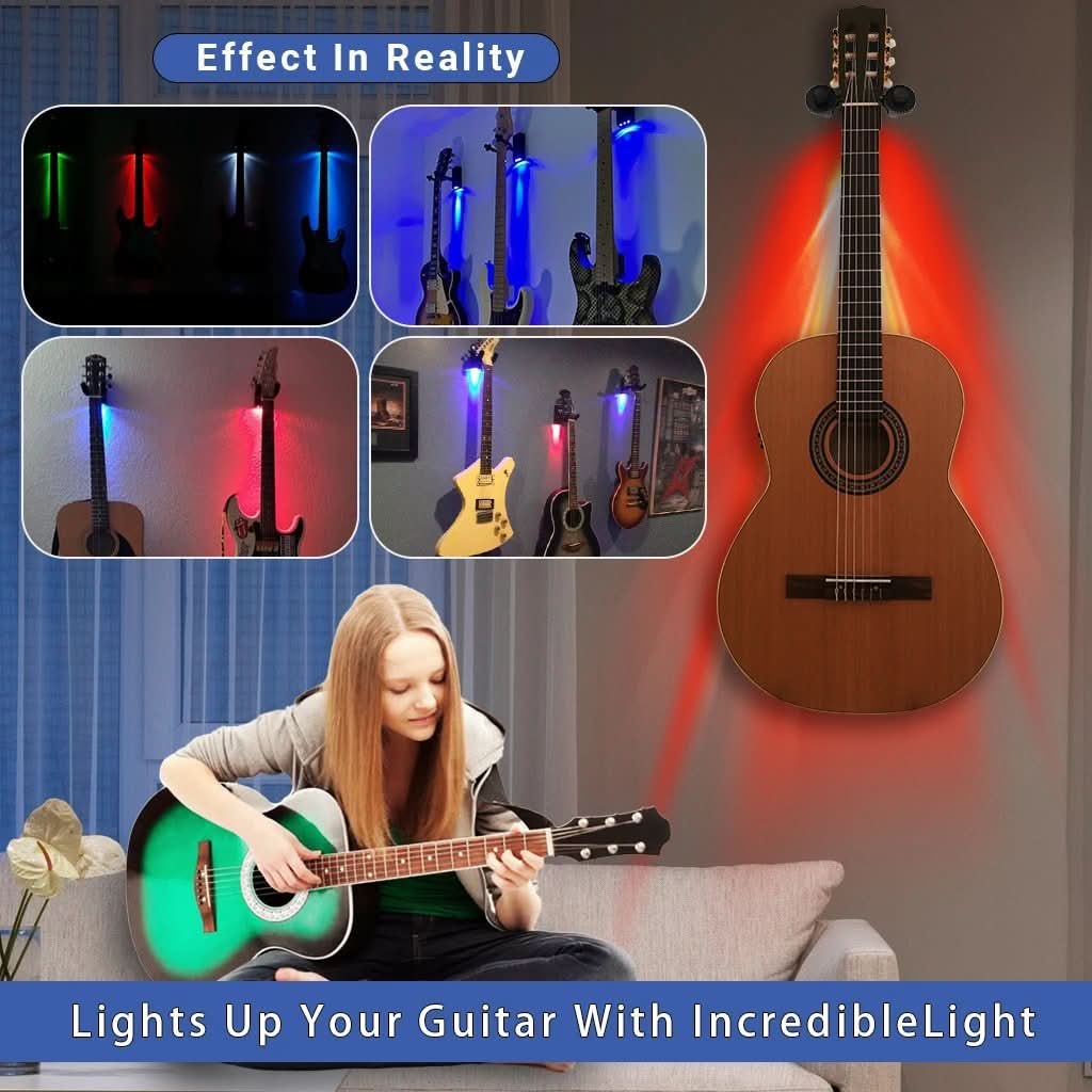 Muurbeugel voor LED-gitaar – Verlicht uw instrument 