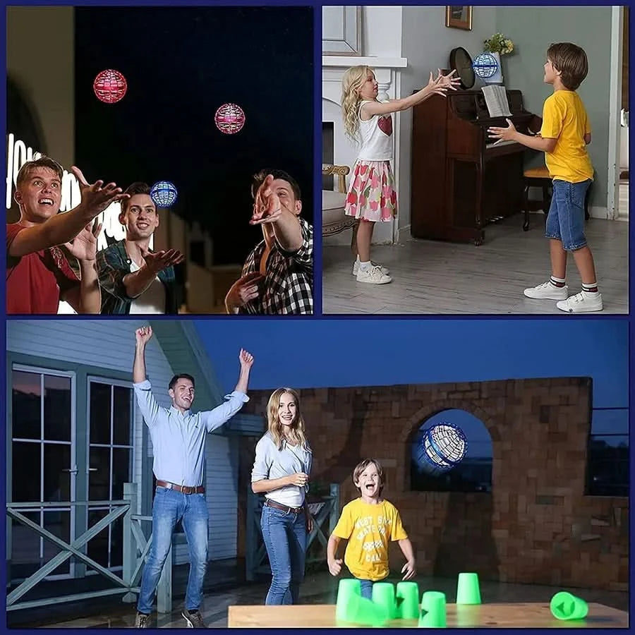 Glijdende lichtbal voor leuke en interactieve spellen 