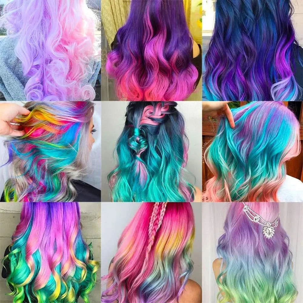 Leuke en tijdelijke haarkleur in 5 seconden 