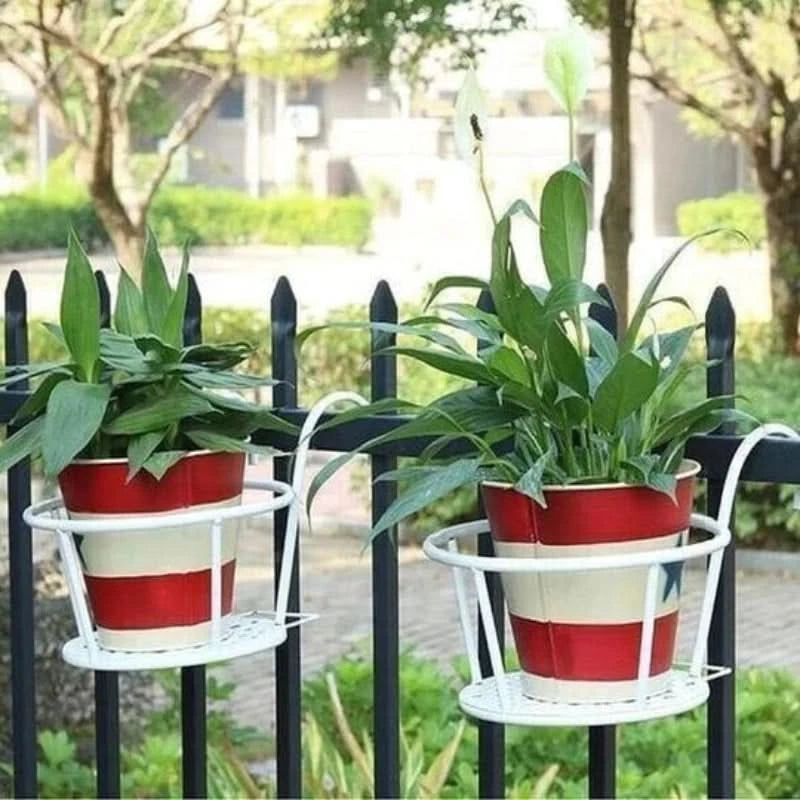 Support suspendu pour pots de fleurs, intérieur et extérieur