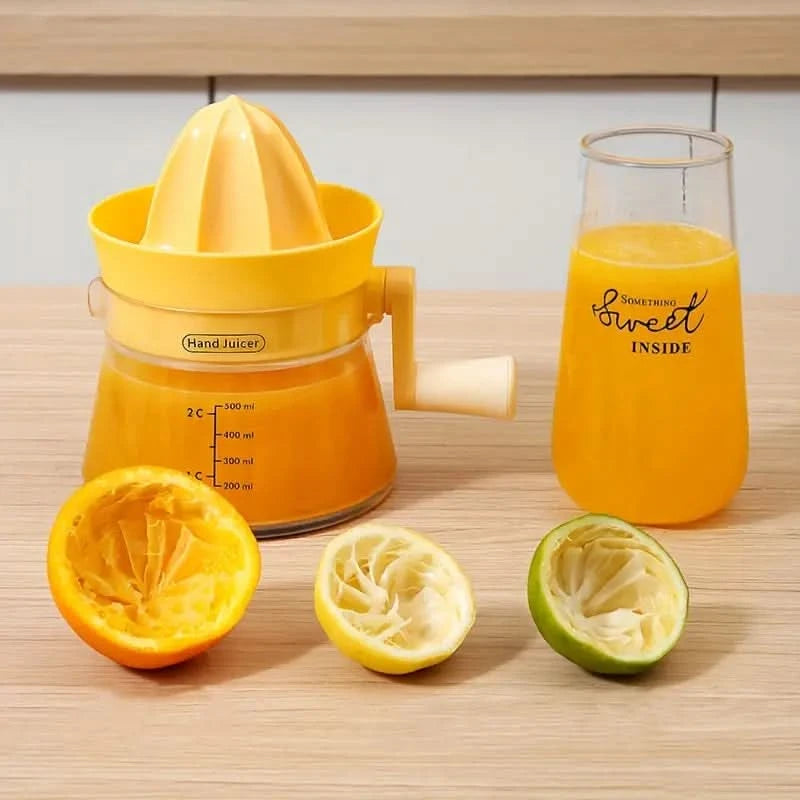 Praktisk manuell saftpresser for enkel fersk juice 