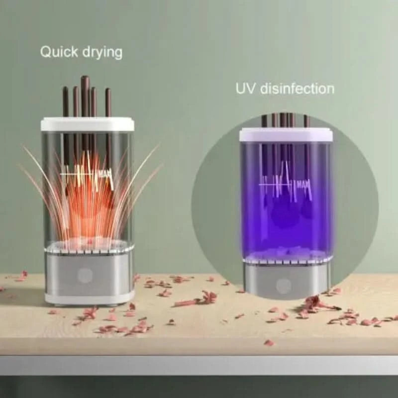 Pulitore elettrico per pennelli, rapido ed efficace 
