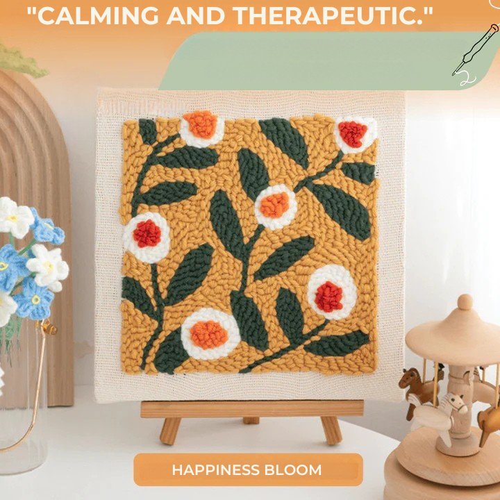 Punch needle borduurset 