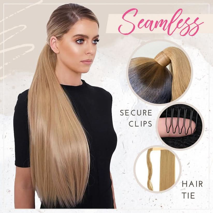 Glamour poninhäntälaajennus tyylikkääseen ilmeeseen 