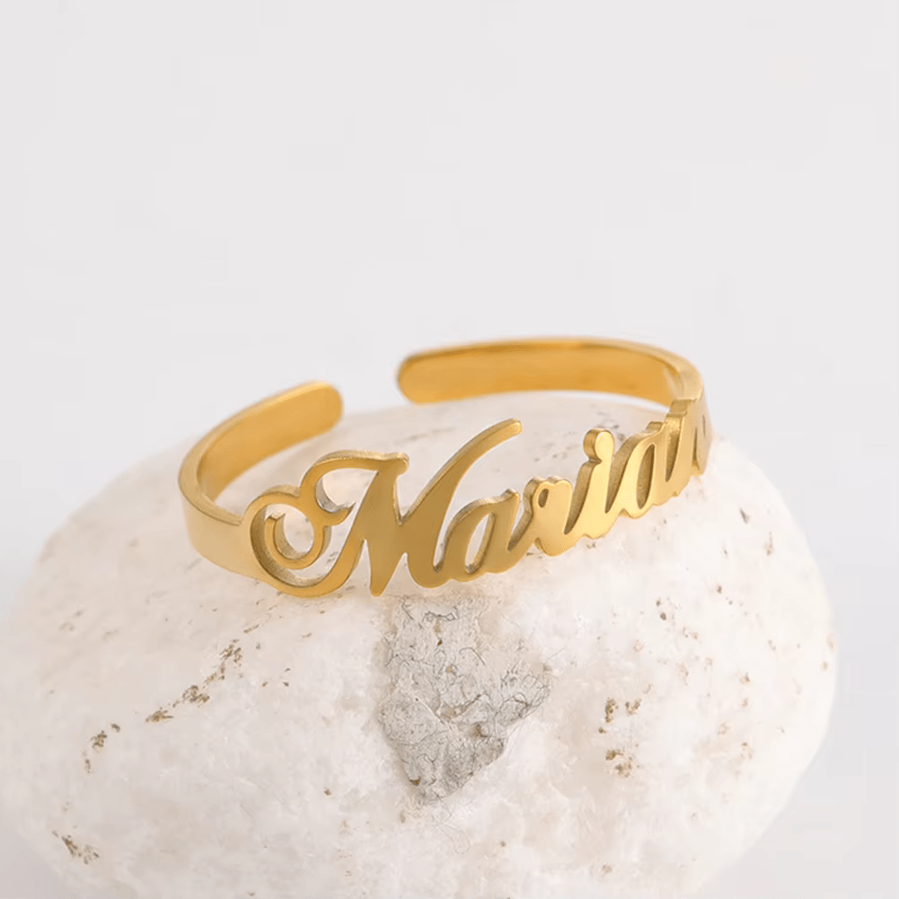 Personalized Ring with 1 to 4 Engraved Names 