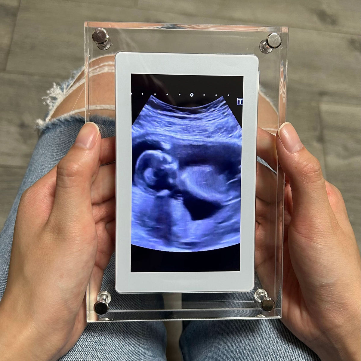 Verlichte digitale lijst voor onvergetelijke herinneringen 