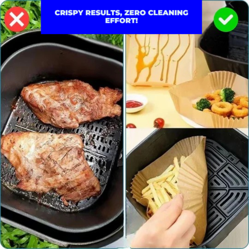Praktiske bagepapirer til Air fryer – Renlighed og tidsbesparelse 