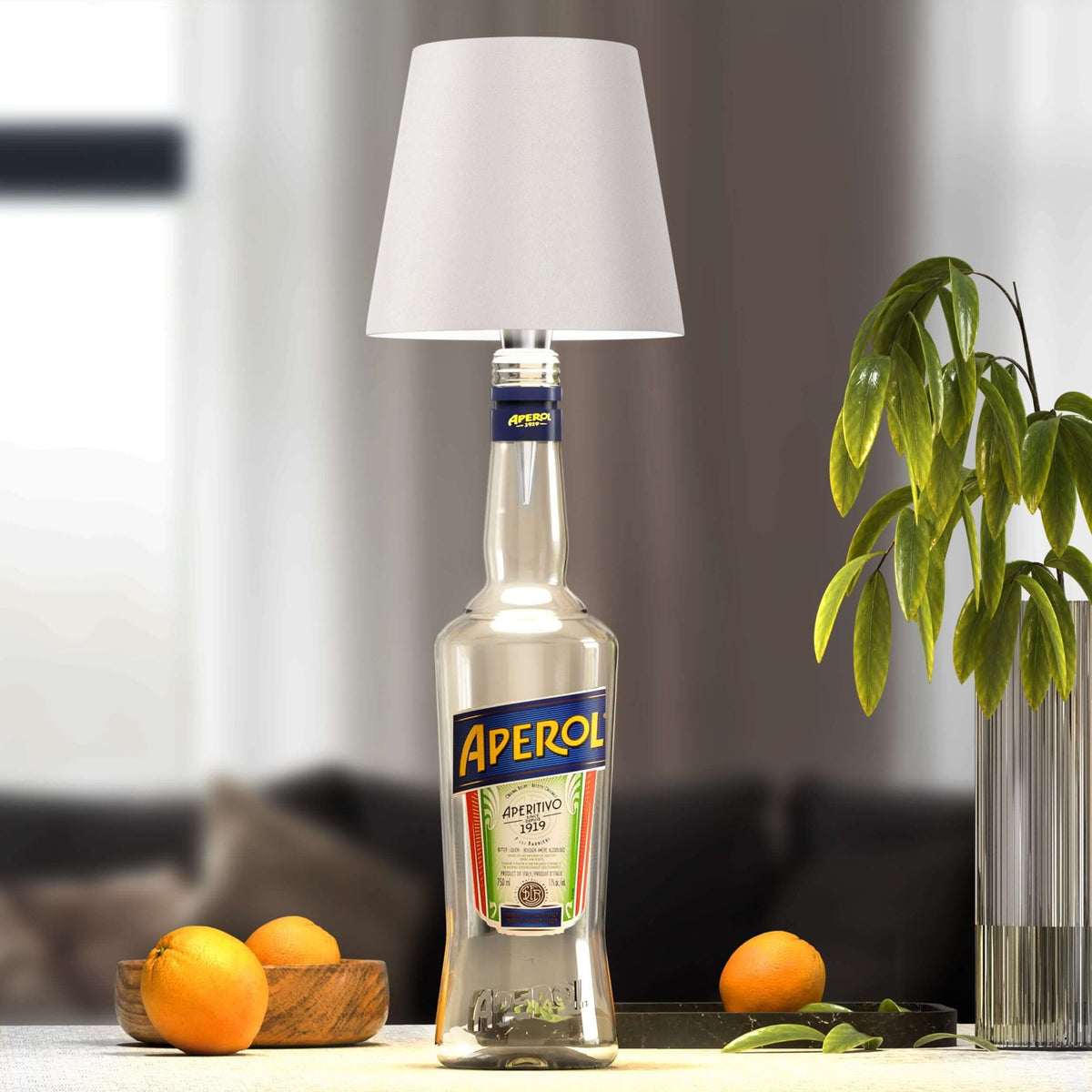 Trådløs Flaske Lampe – Elegant og Original Belysning 