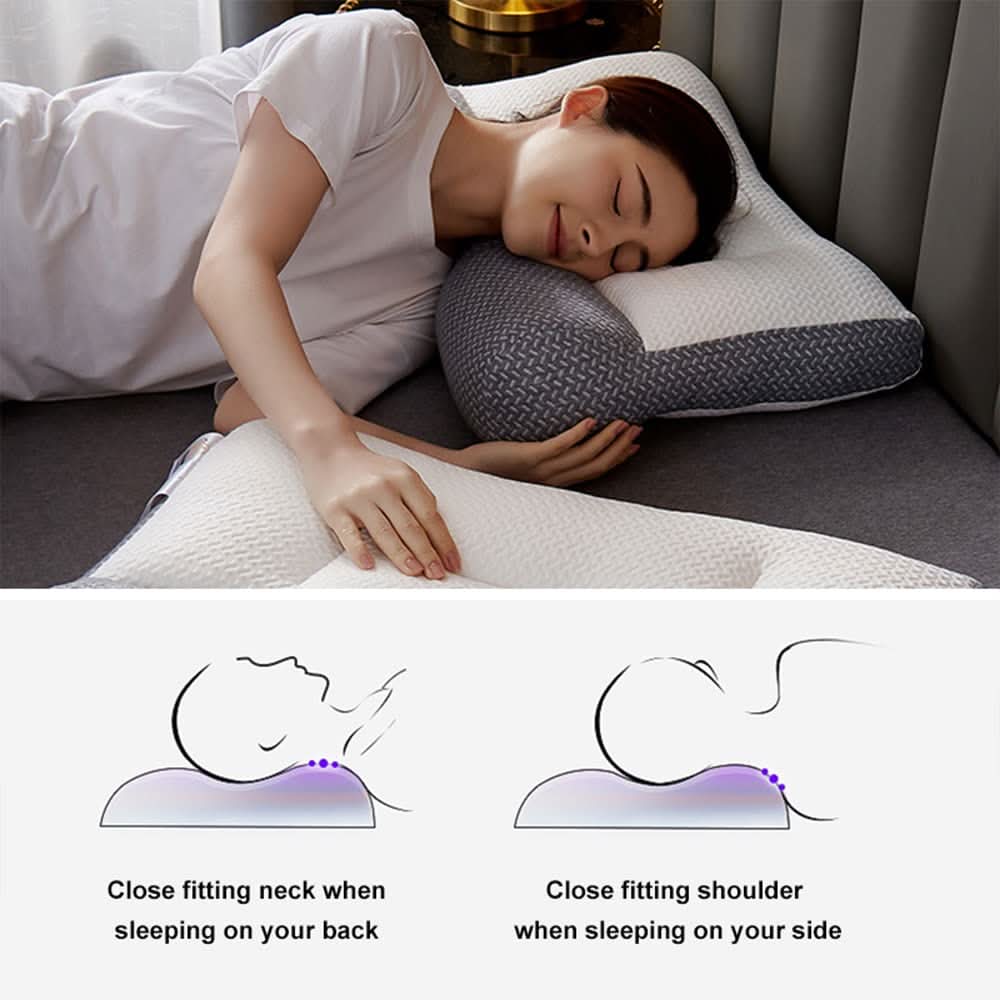Almohada de memoria para un sueño sin tensión 