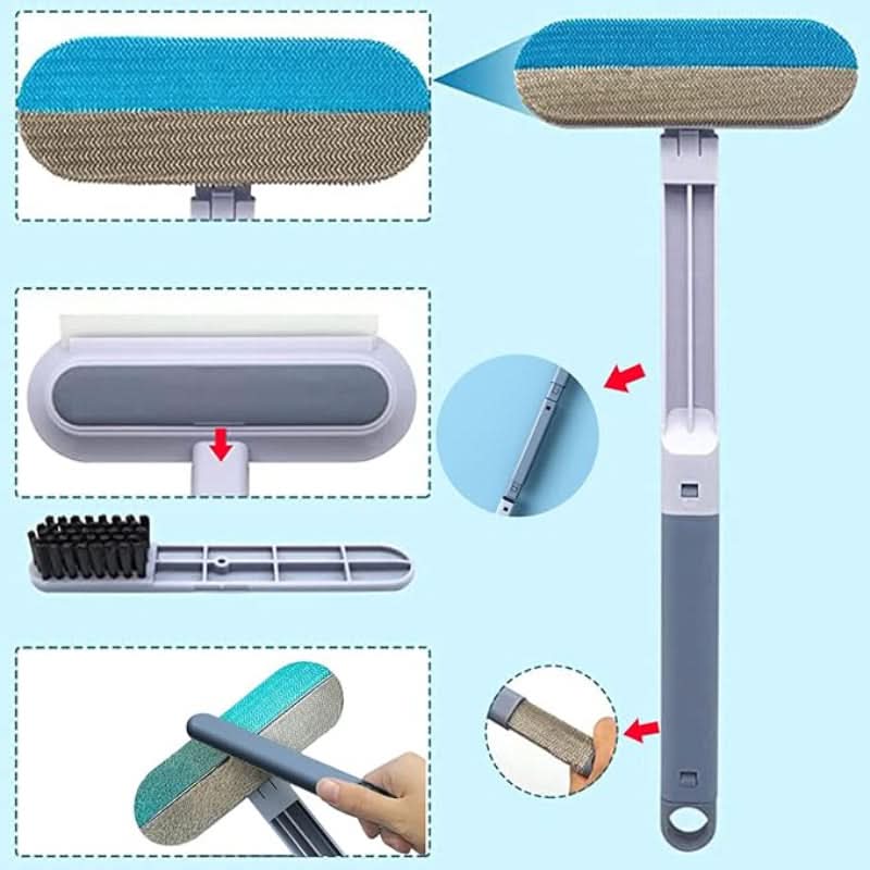 3-in-1 anti-haar en multi-oppervlakken borstel 