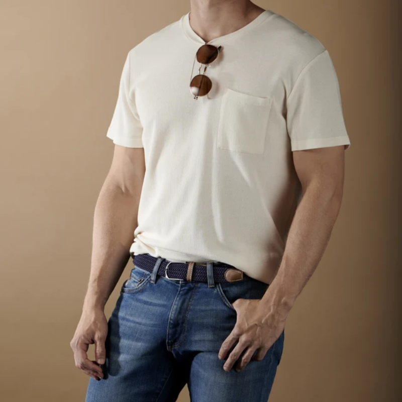 Rekbare riem, elegantie en comfort gegarandeerd 