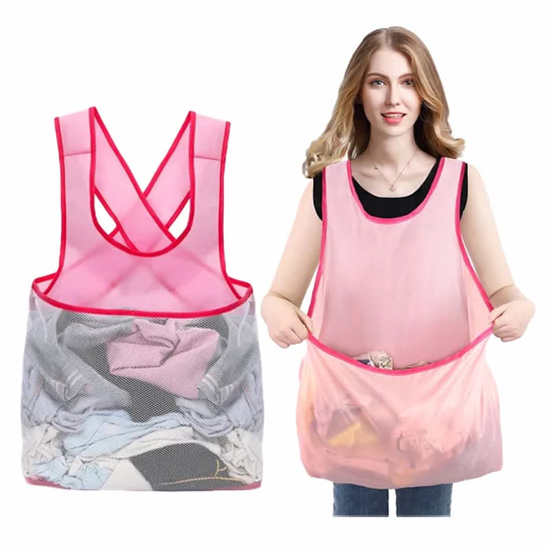 Tablier fonction sac à linge - Pratique et ajustable